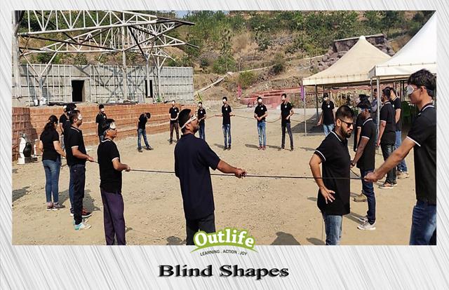Blind Shapes Team Building Activity