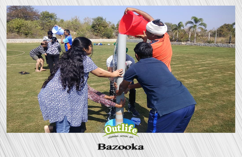 Bazooka Outbound Training Activity Mumbai