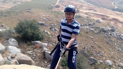 Rappelling Team Outing