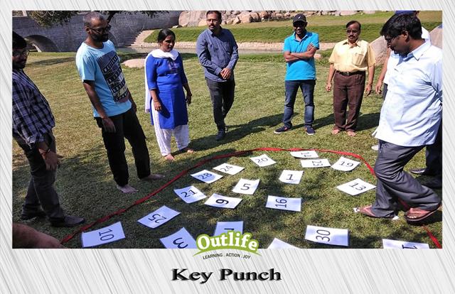 Key Punch team building activitiy