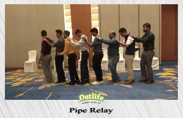 Pipe Relay Team Activity