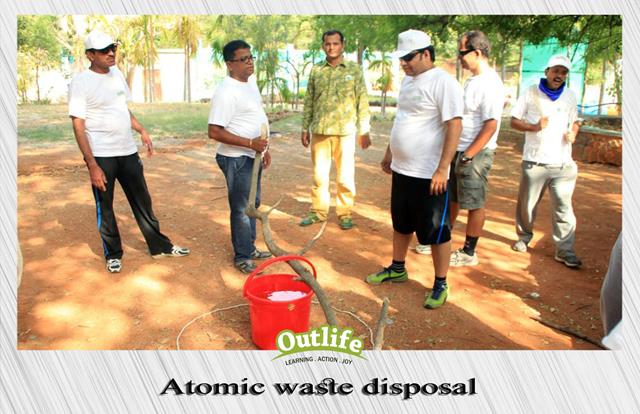 Atomic Waste Disposal team Building Activity