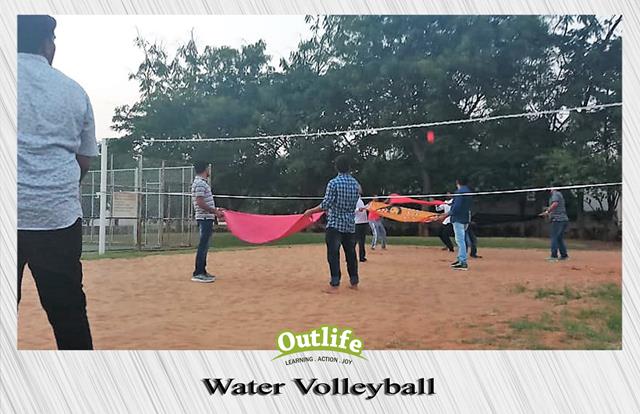 Water Volley Ball Team Building