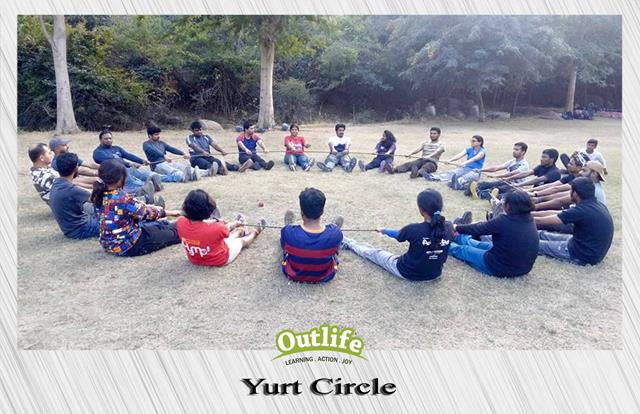 Yurt Circle Team Activity